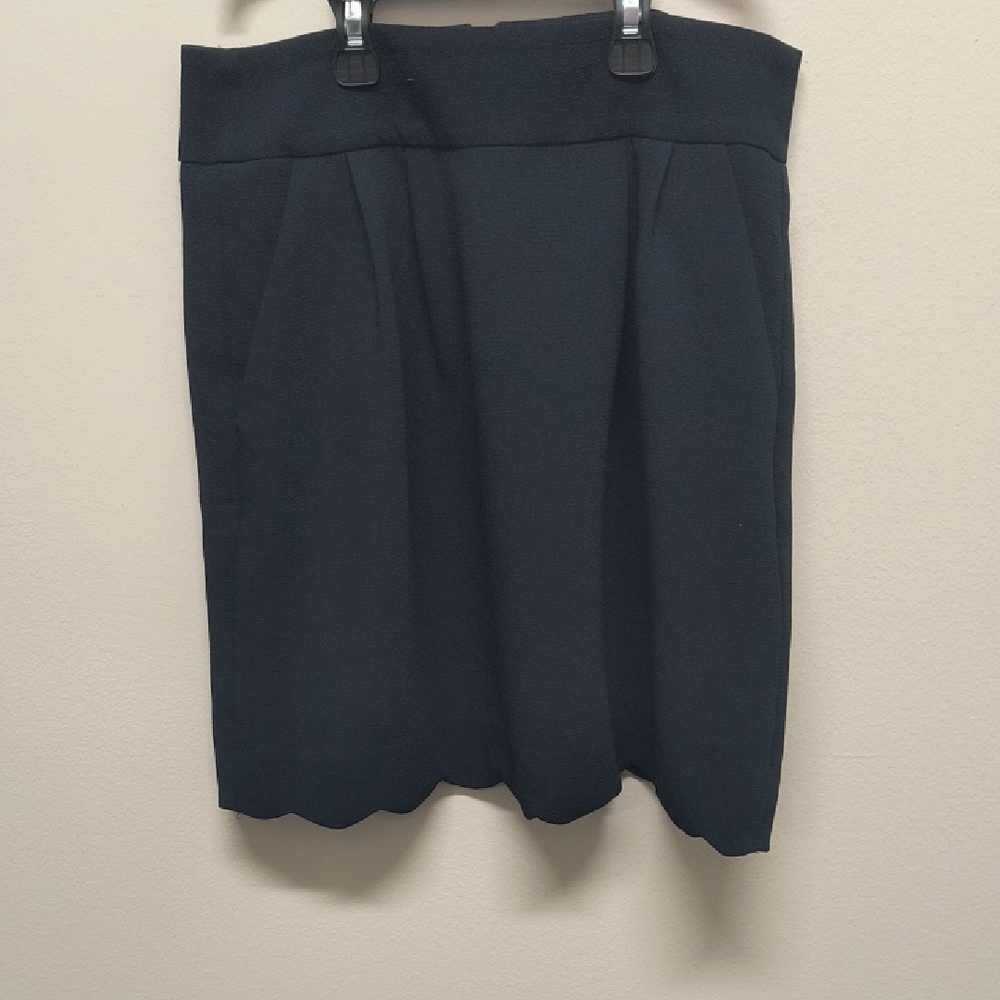 LOFT Navy Mini Skirt